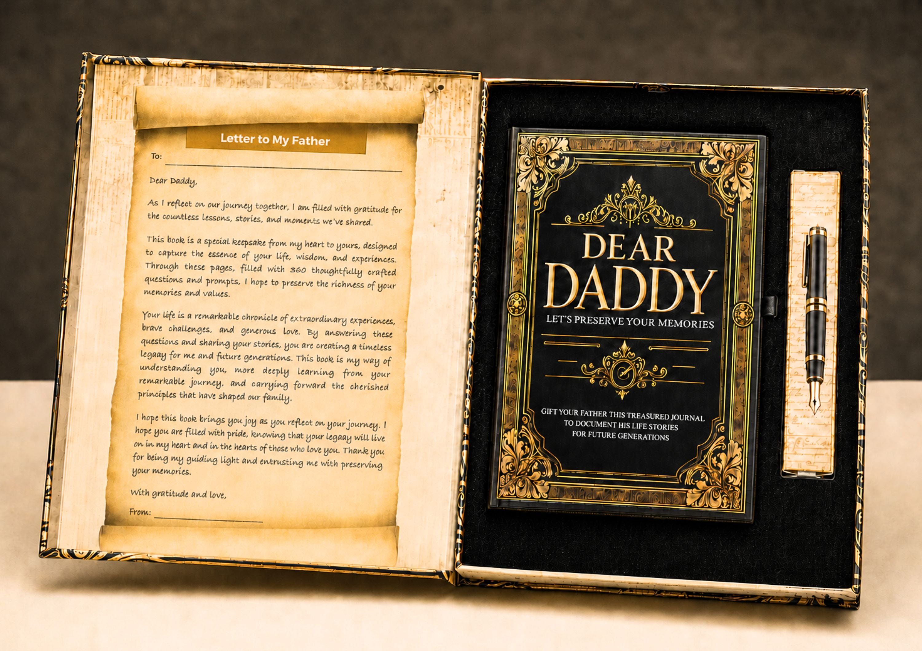 Dear Daddy Memory Box