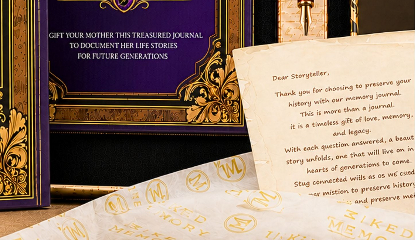 Signed Keepsake Card & Branded Tissue